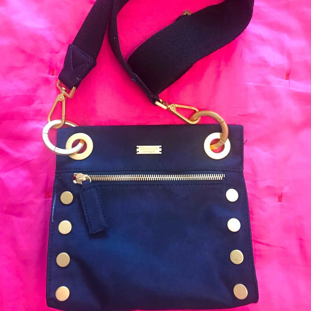 Black Hammett Crossbody Bag/Purse